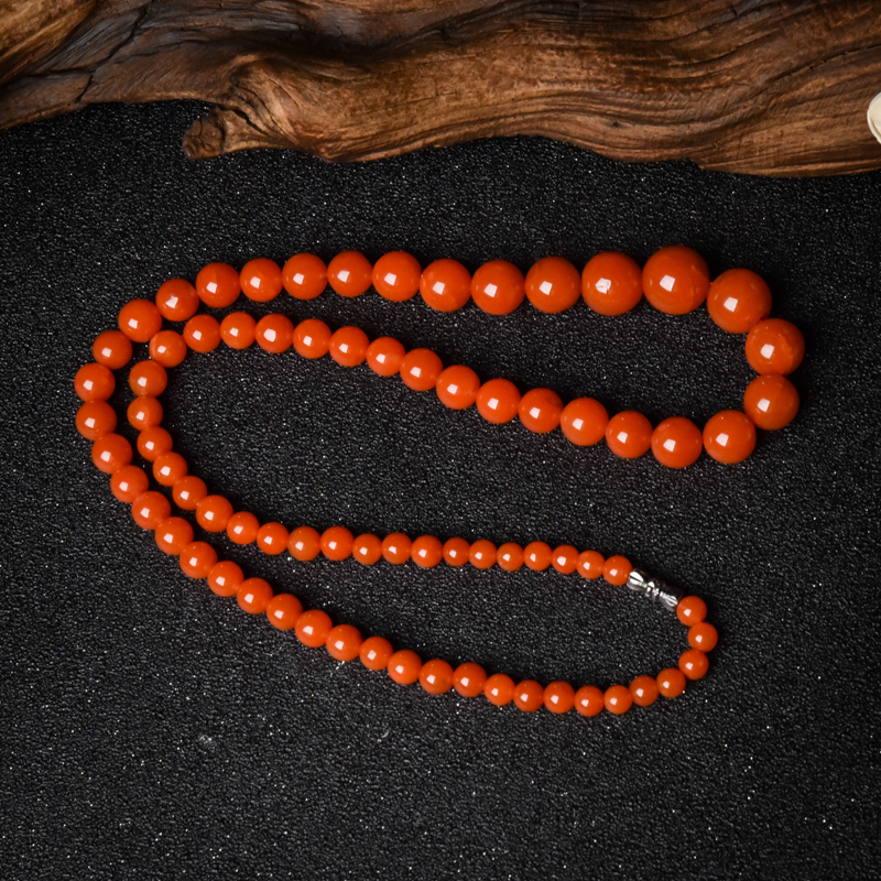 川料天然南红塔链-红掌柜