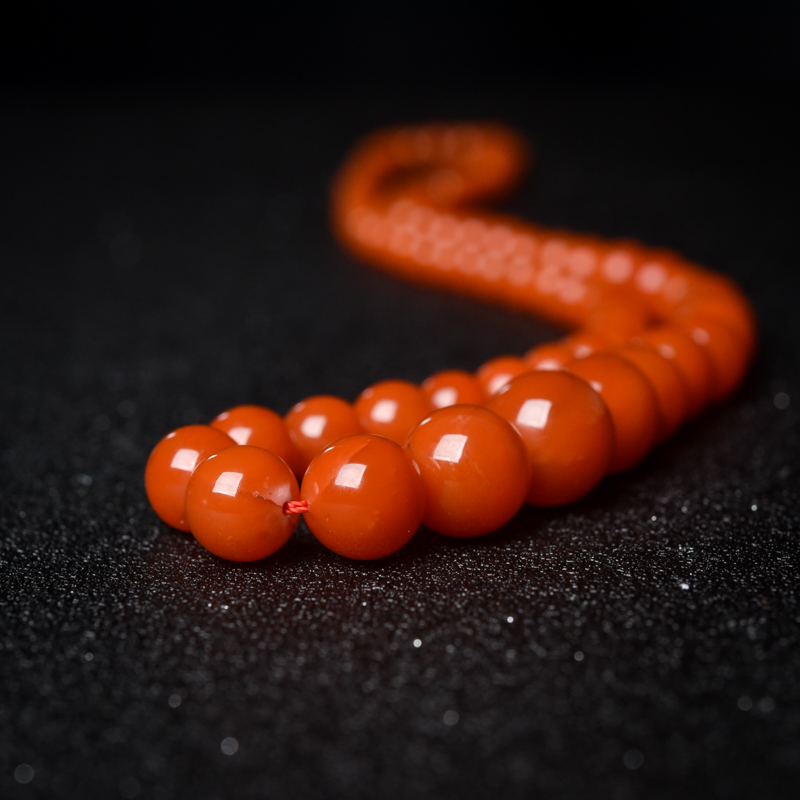 樱桃红南红塔链-红掌柜