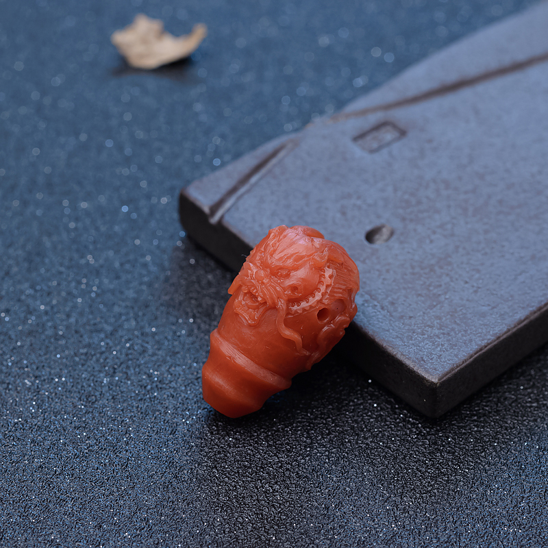 南红龙头三通-红掌柜