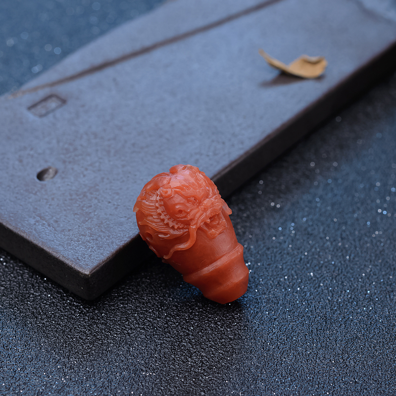 柿子红南红三通-红掌柜