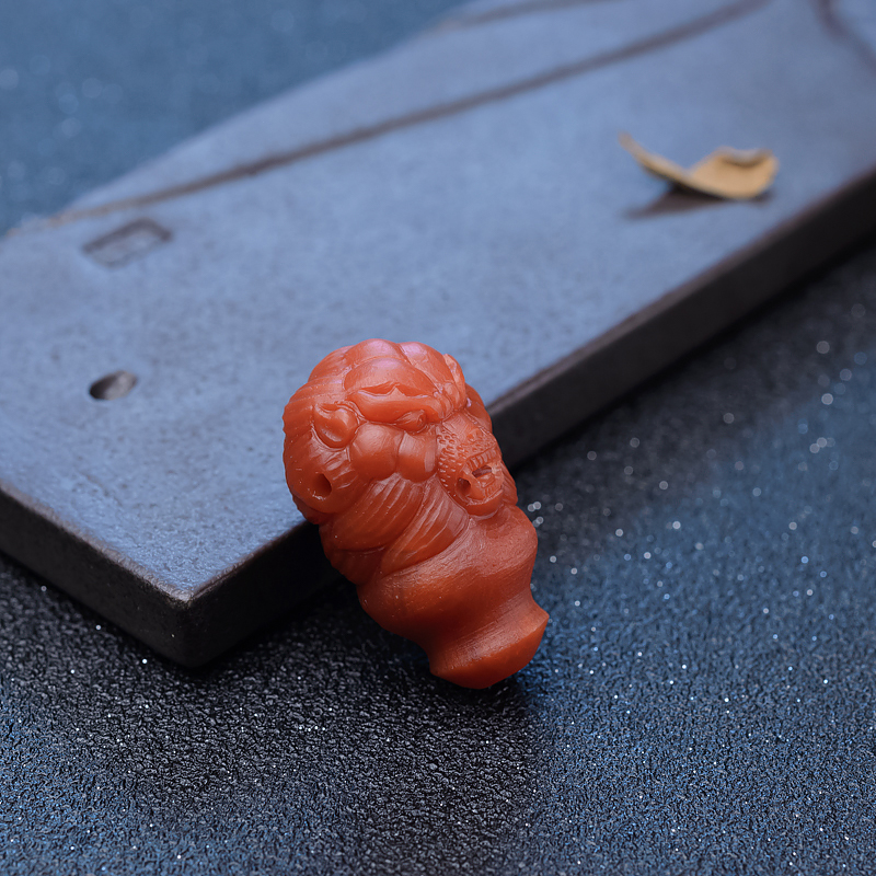 柿子红南红三通-红掌柜