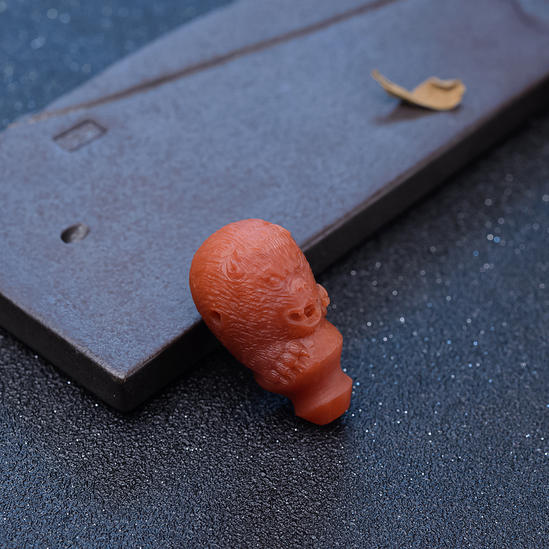 柿子红南红三通-红掌柜