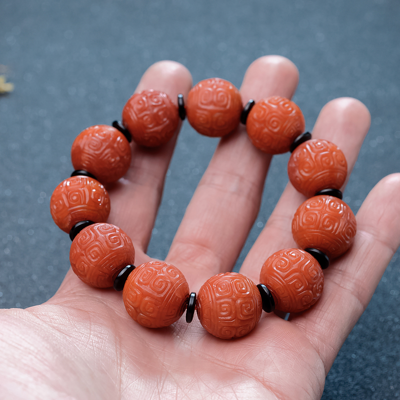 南红手串-红掌柜