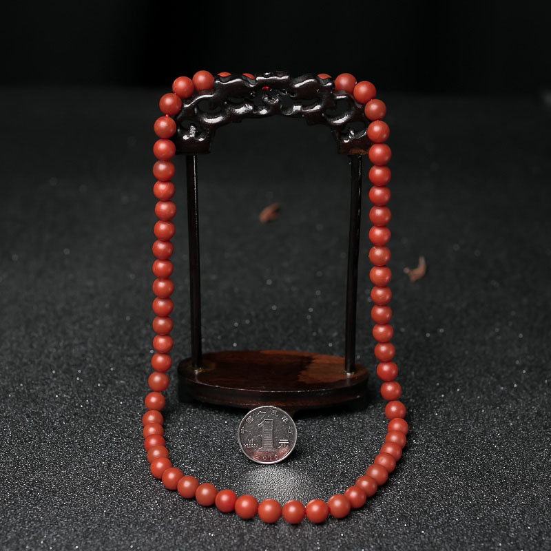 保山天然南红项链-红掌柜