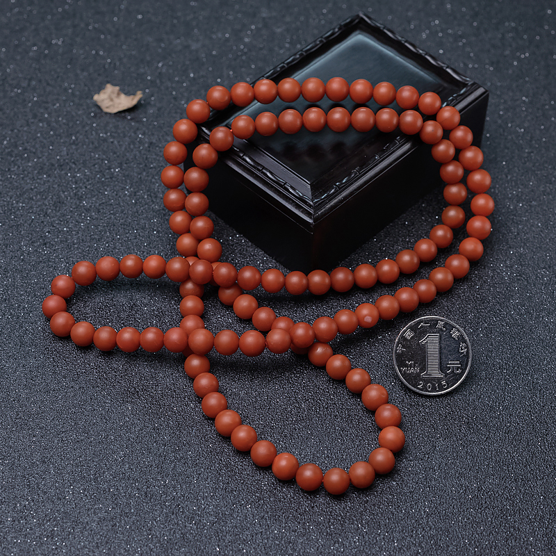 保山南红108佛珠-红掌柜