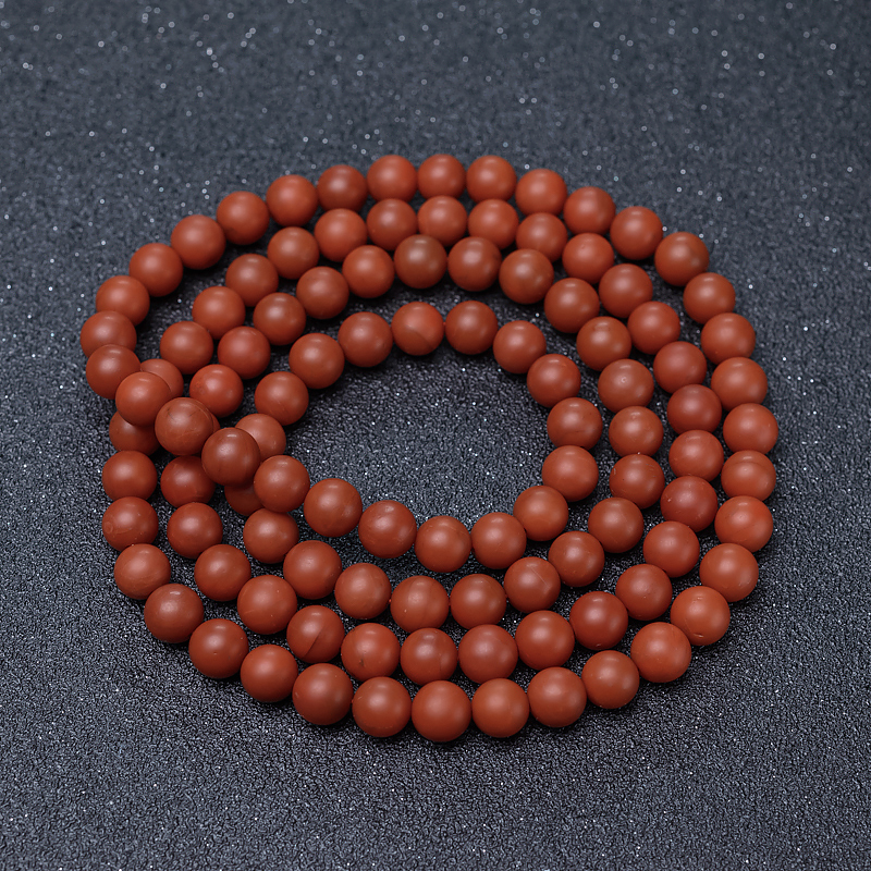 柿子红南红佛珠-红掌柜