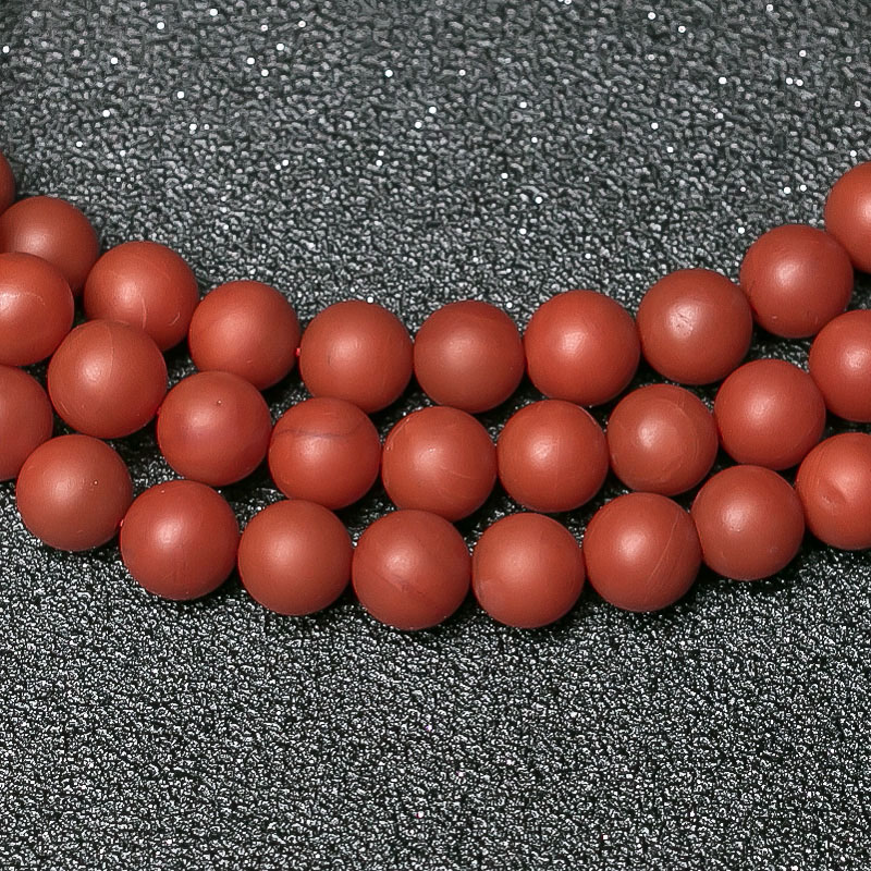 柿子红南红佛珠-红掌柜