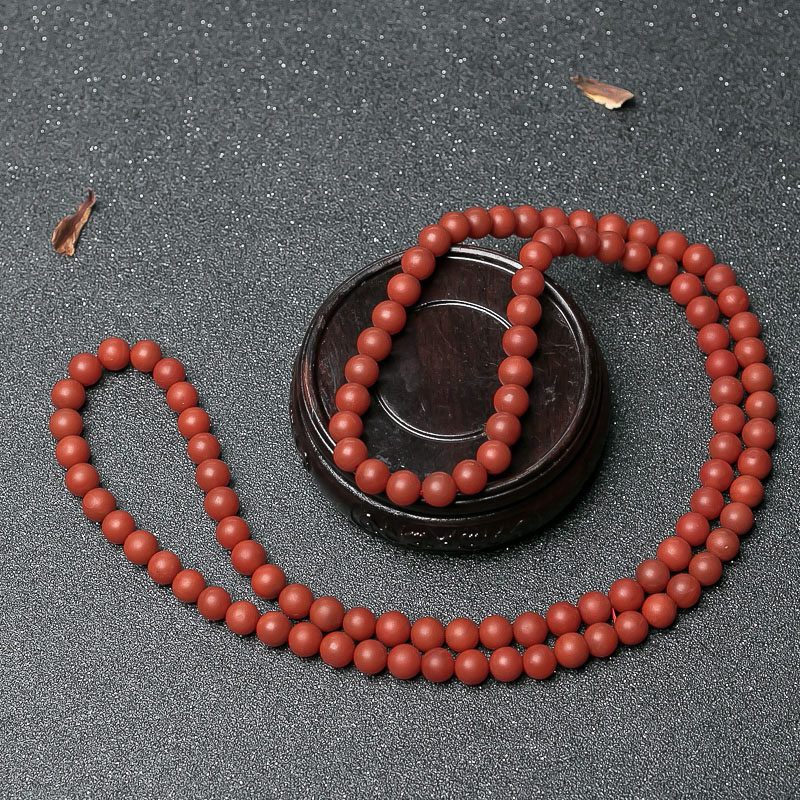 南红佛珠-红掌柜