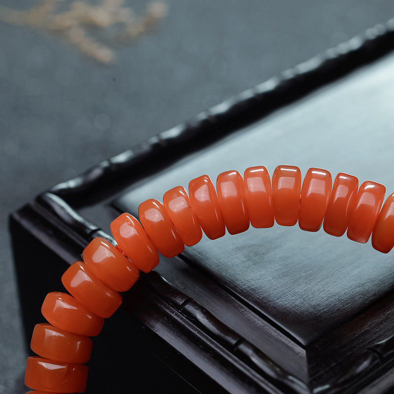 樱桃红南红手串-红掌柜