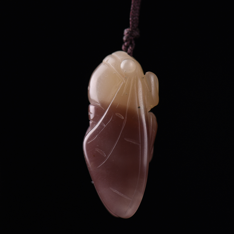 盐源玛瑙吊坠-红掌柜