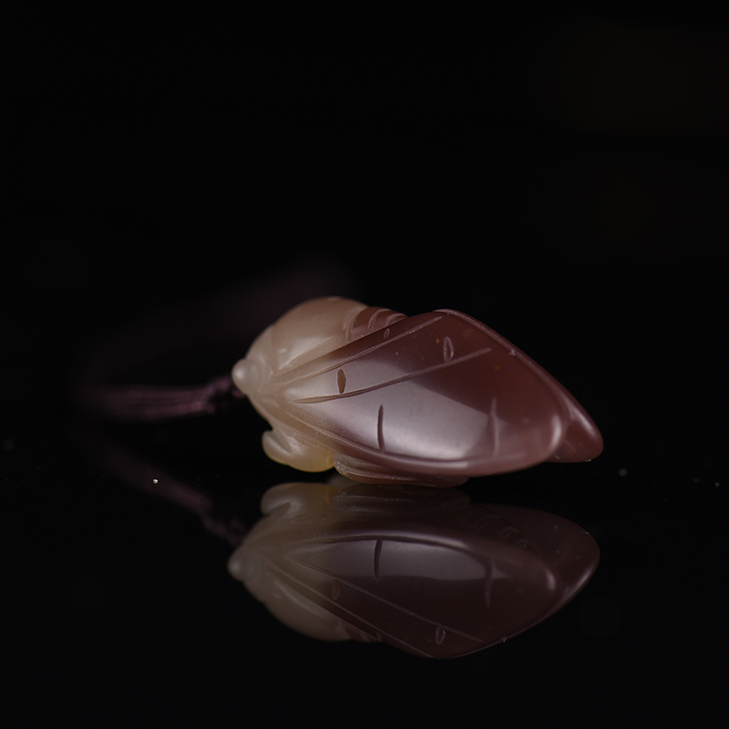 川料玛瑙一鸣惊人吊坠-红掌柜