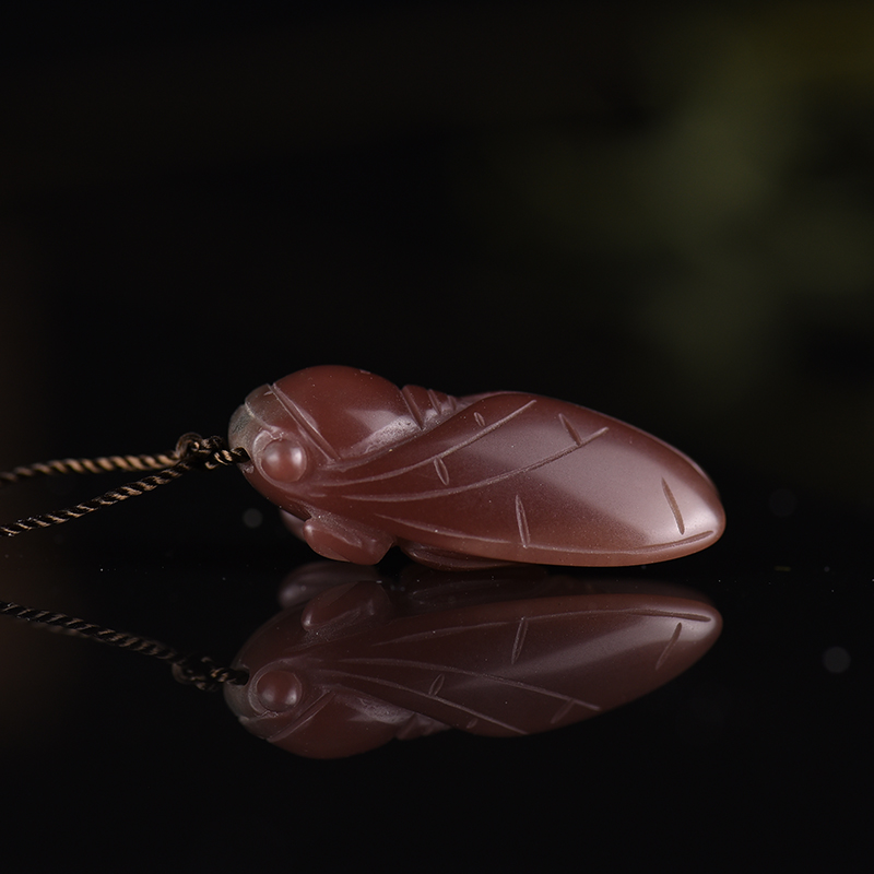 玛瑙一鸣惊人吊坠-红掌柜