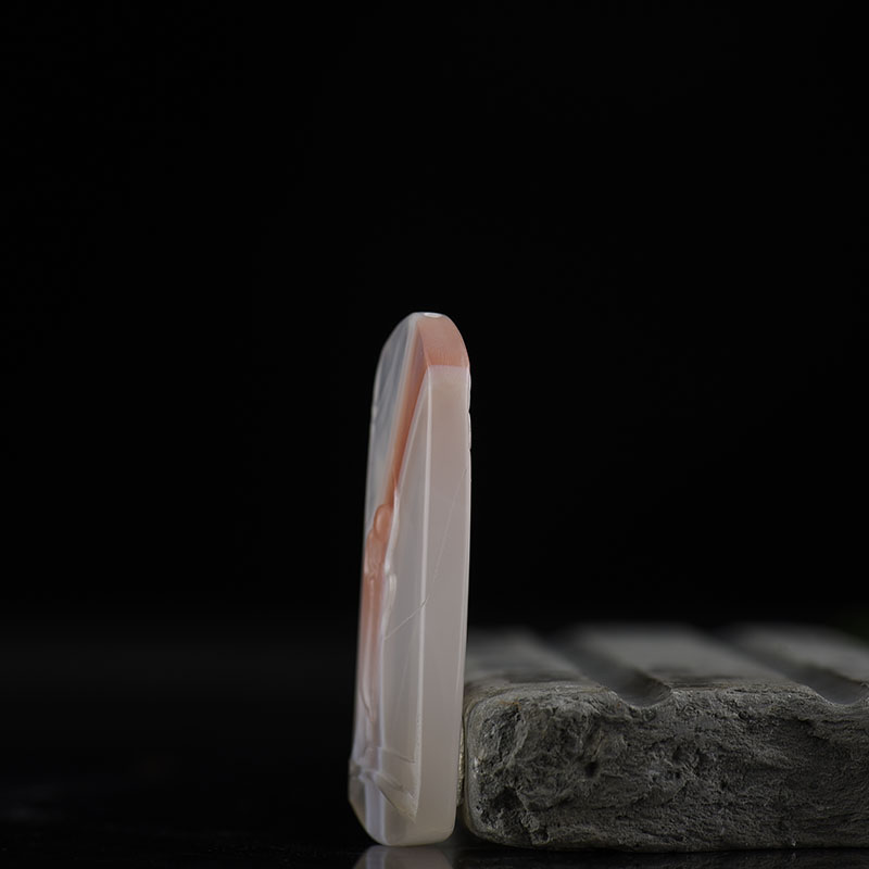 天然南红问道吊坠-红掌柜