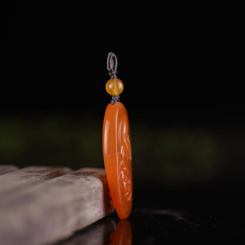 保山南红吊坠-红掌柜