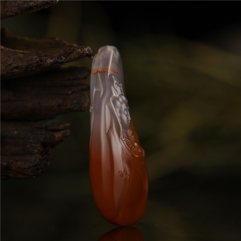 柿子红南红观音-红掌柜