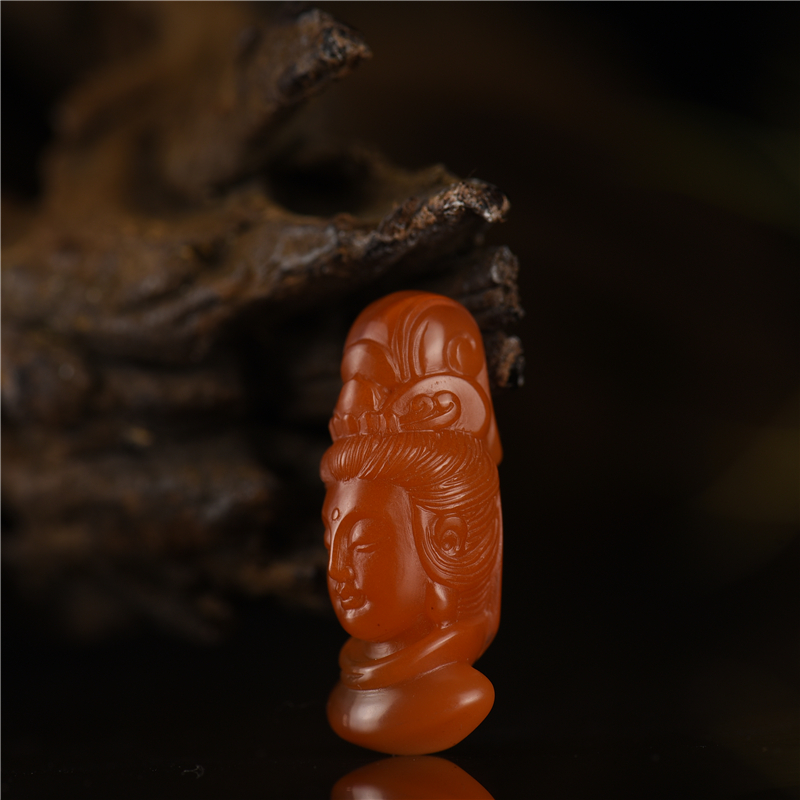 樱桃红南红配饰多用款-红掌柜