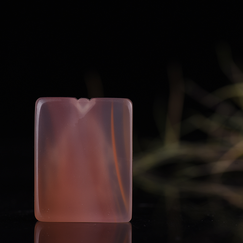 冰红南红黄财神挂坠-红掌柜