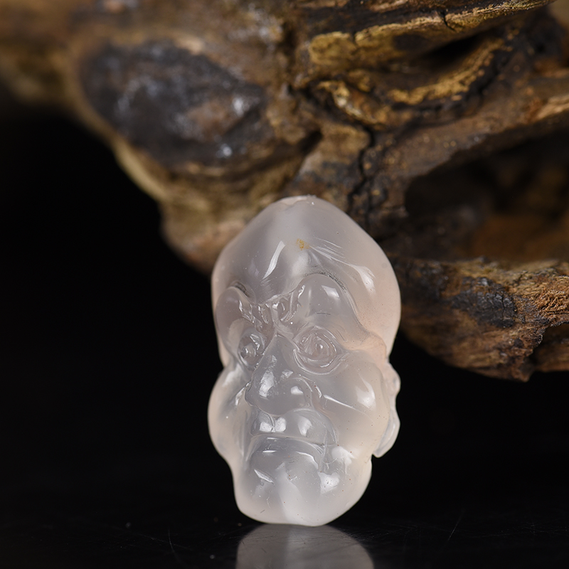 四川冰料南红罗汉配饰-红掌柜