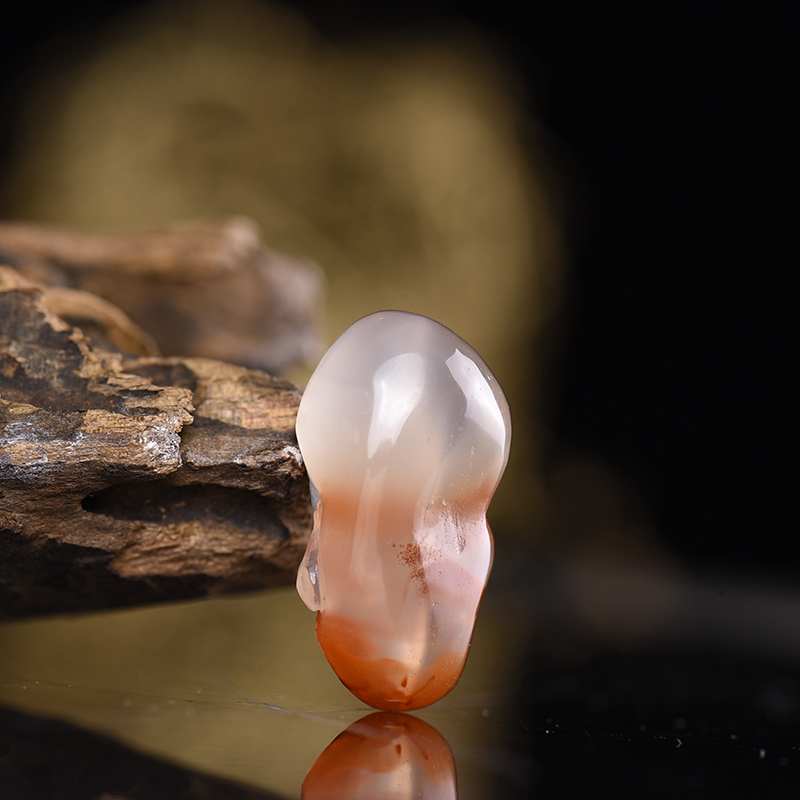 柿子红南红罗汉配饰-红掌柜