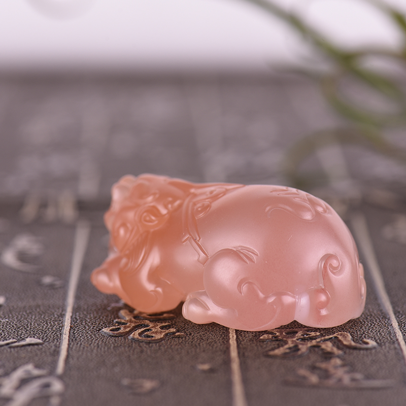 保山南红貔貅吊坠-红掌柜