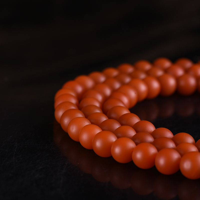 南红多圈手串-红掌柜