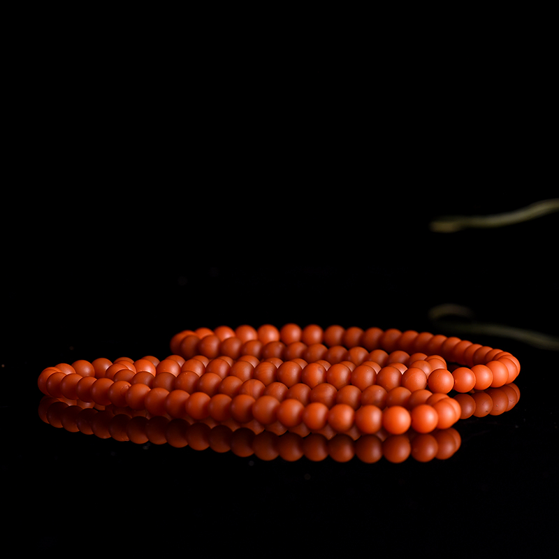 保山南红108佛珠-红掌柜