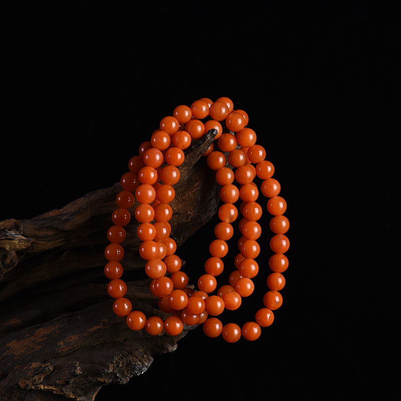 樱桃红南红手串-红掌柜