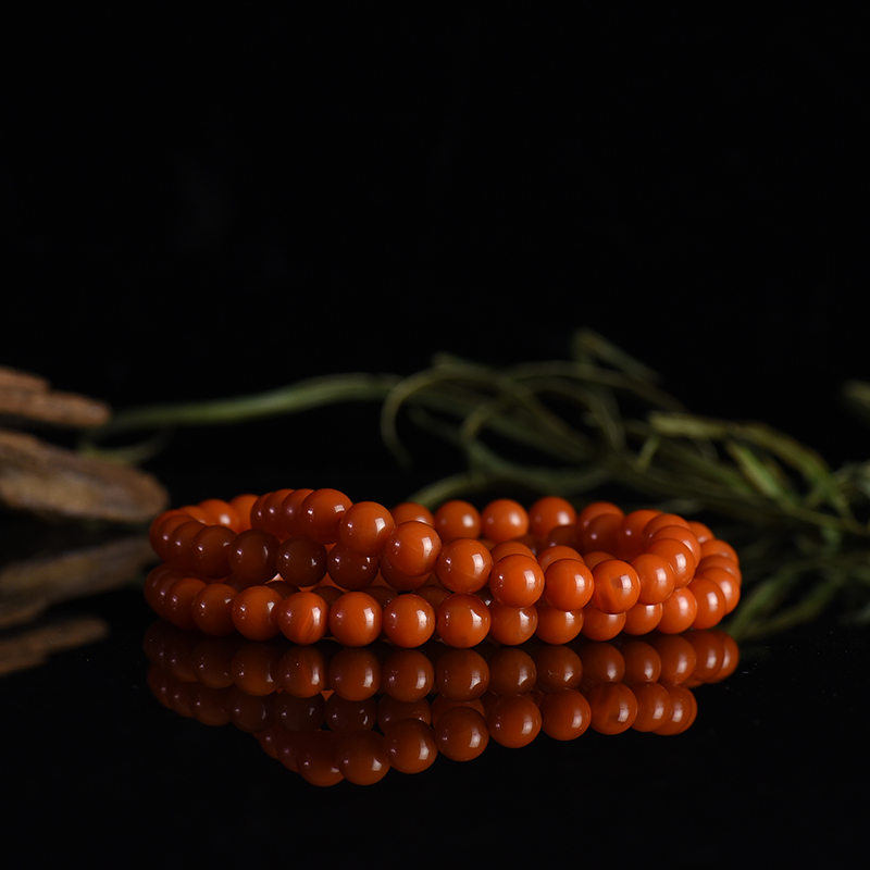 保山南红多圈手串-红掌柜