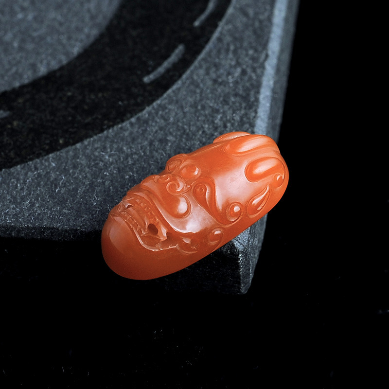 川料仿古兽戒面-红掌柜