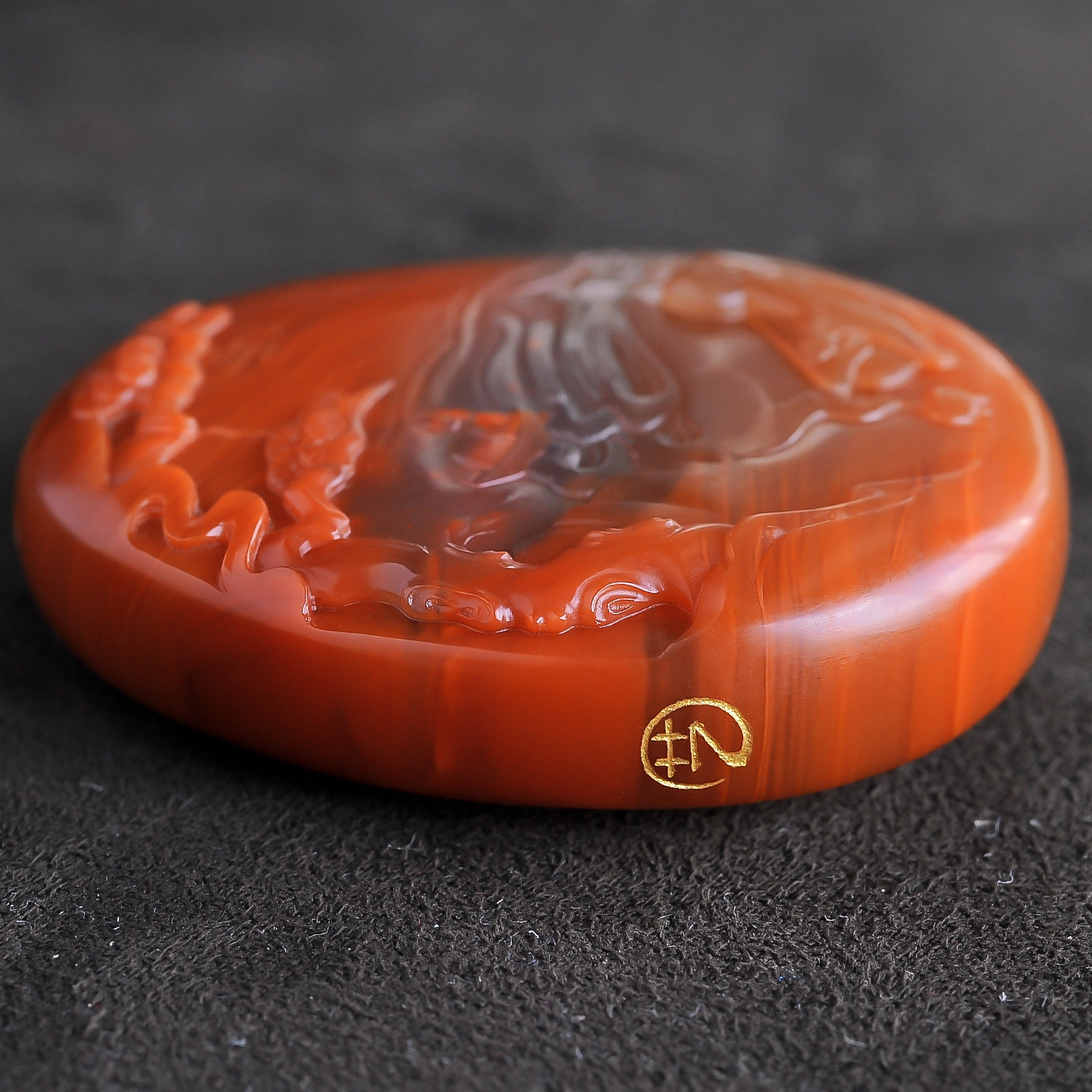 南红玛瑙云水禅心-红掌柜