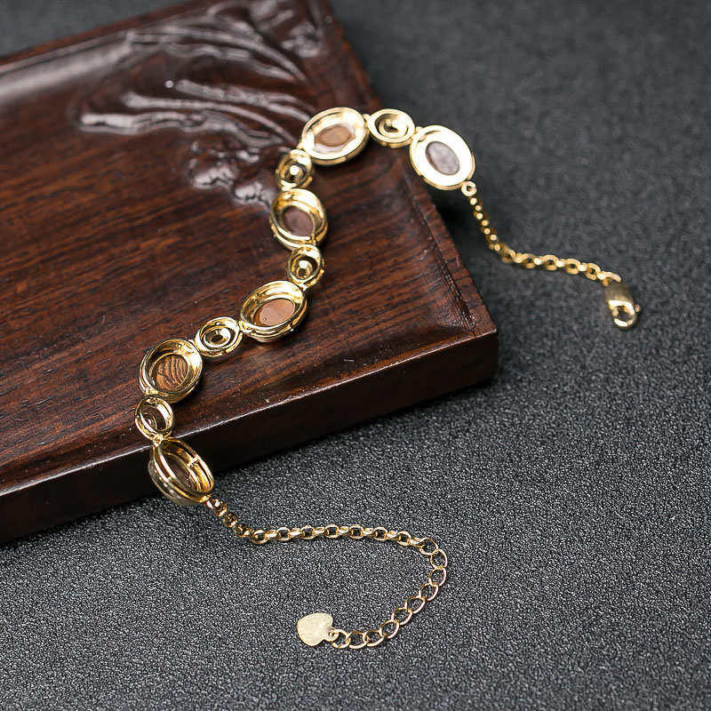 天然欧泊手链-红掌柜