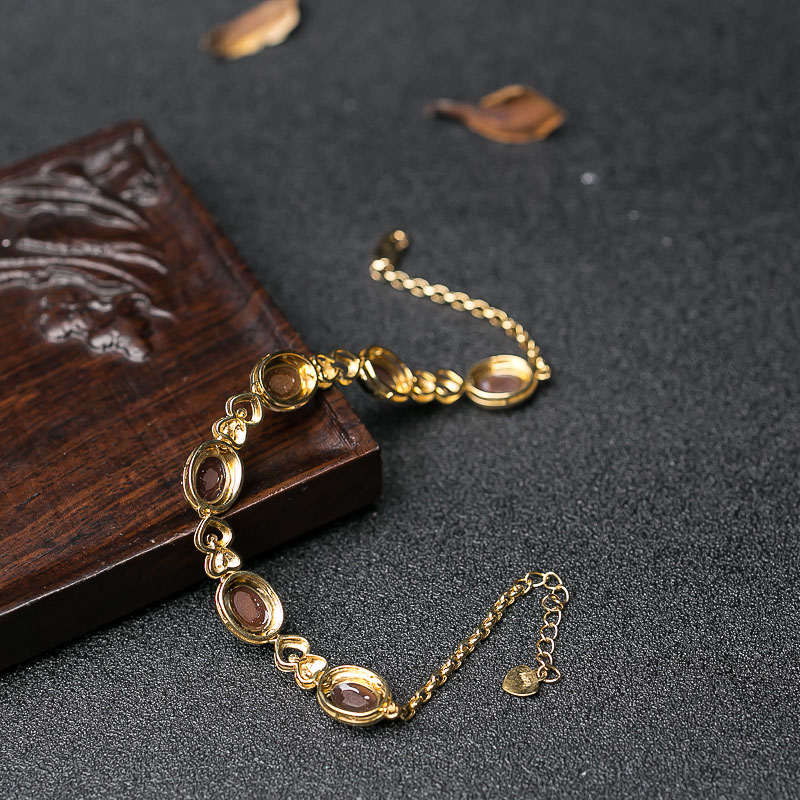 天然欧泊手链-红掌柜