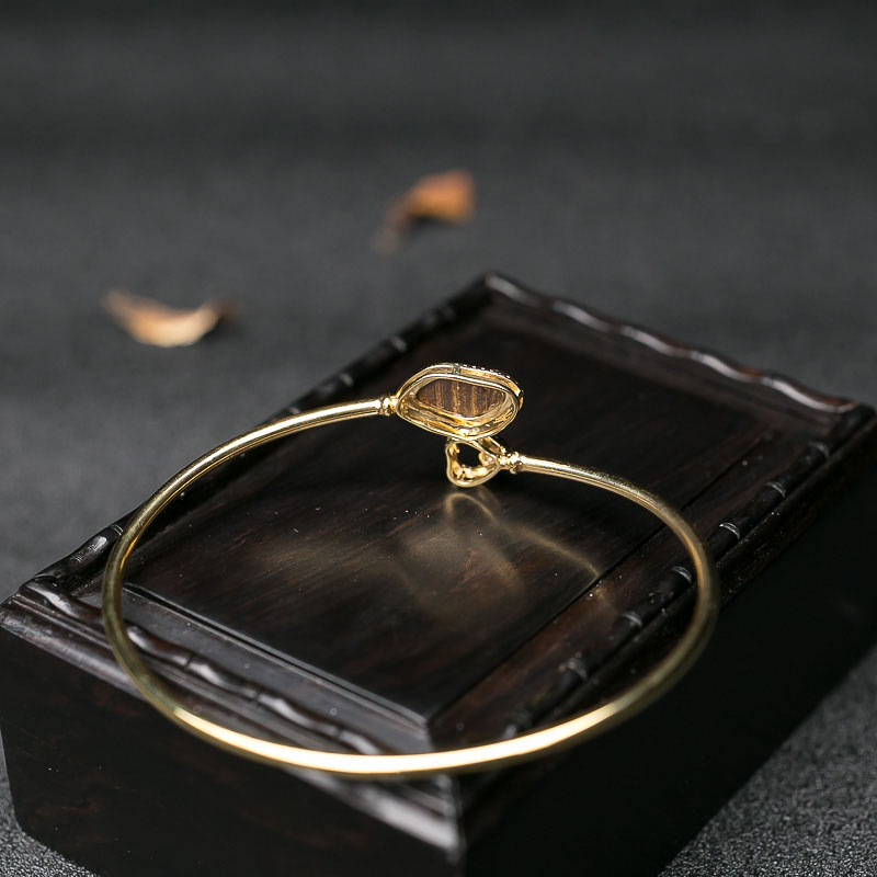 天然欧泊手镯-红掌柜