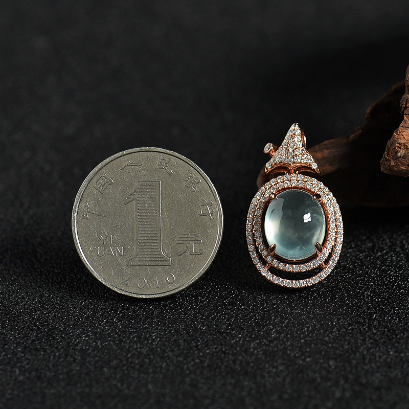 葡萄石吊坠-红掌柜