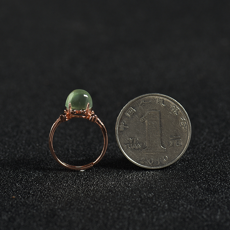 葡萄石戒指-红掌柜