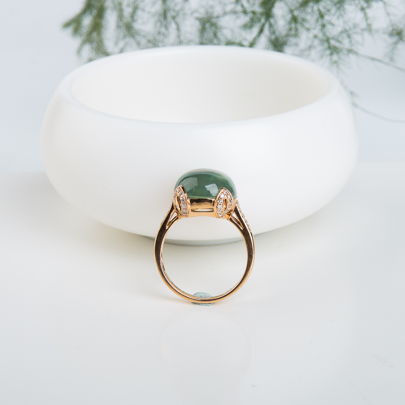 葡萄石戒指-红掌柜