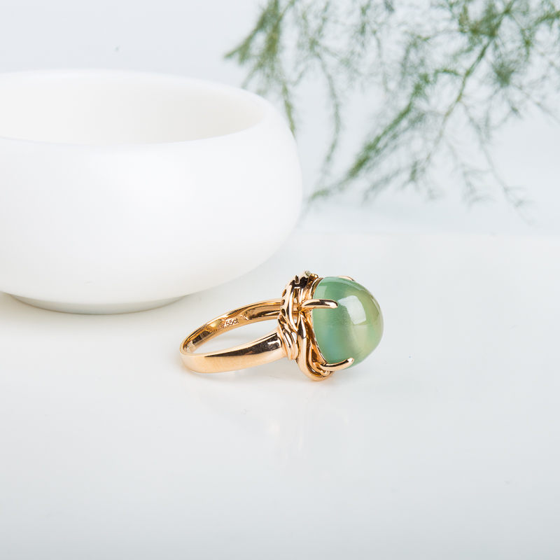 葡萄石戒指-红掌柜