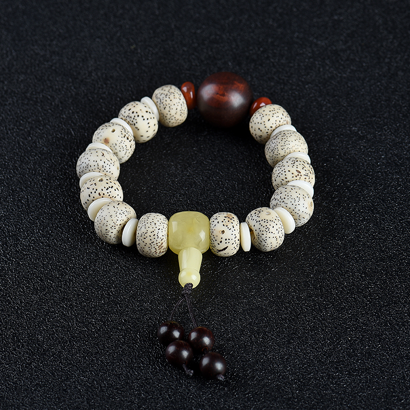 正月菩提单圈手串-红掌柜