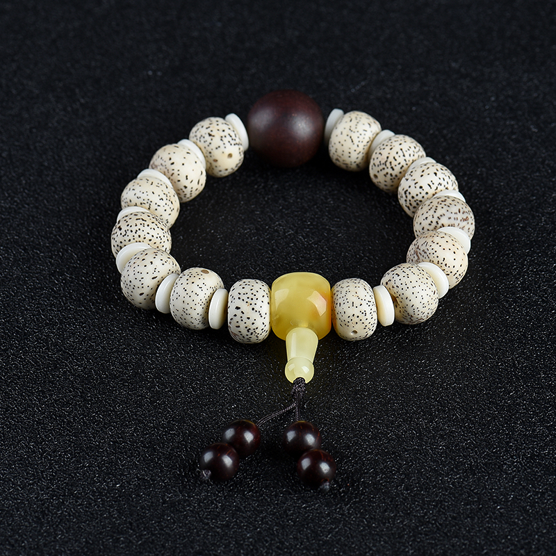 正月菩提单圈手串-红掌柜