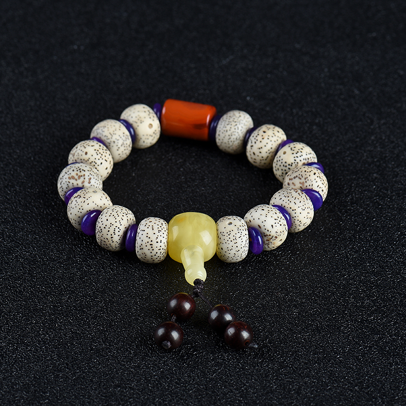 正月菩提单圈手串-红掌柜