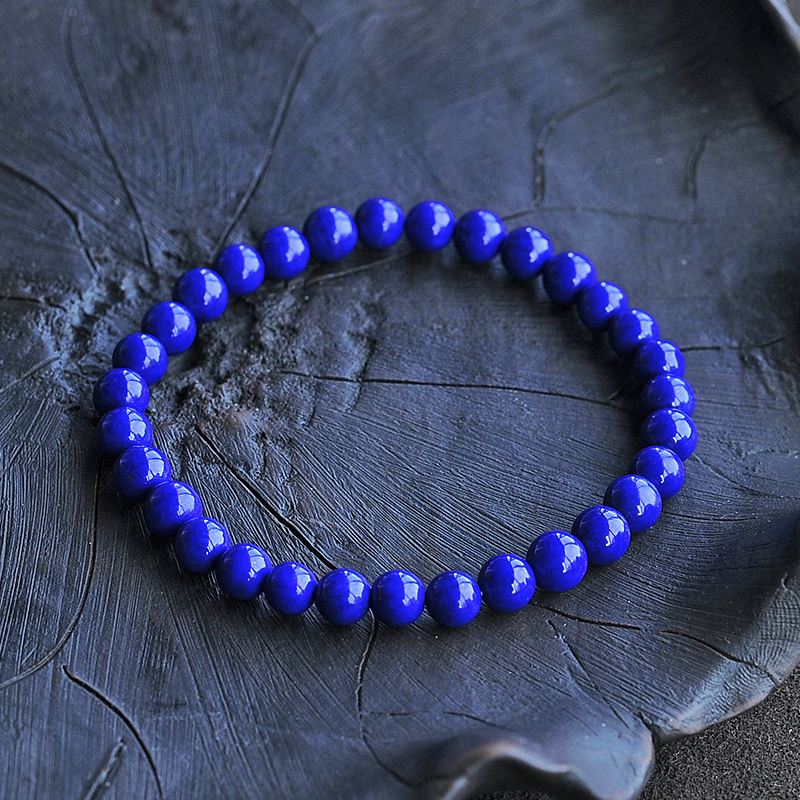 6A青金石单圈手串-红掌柜