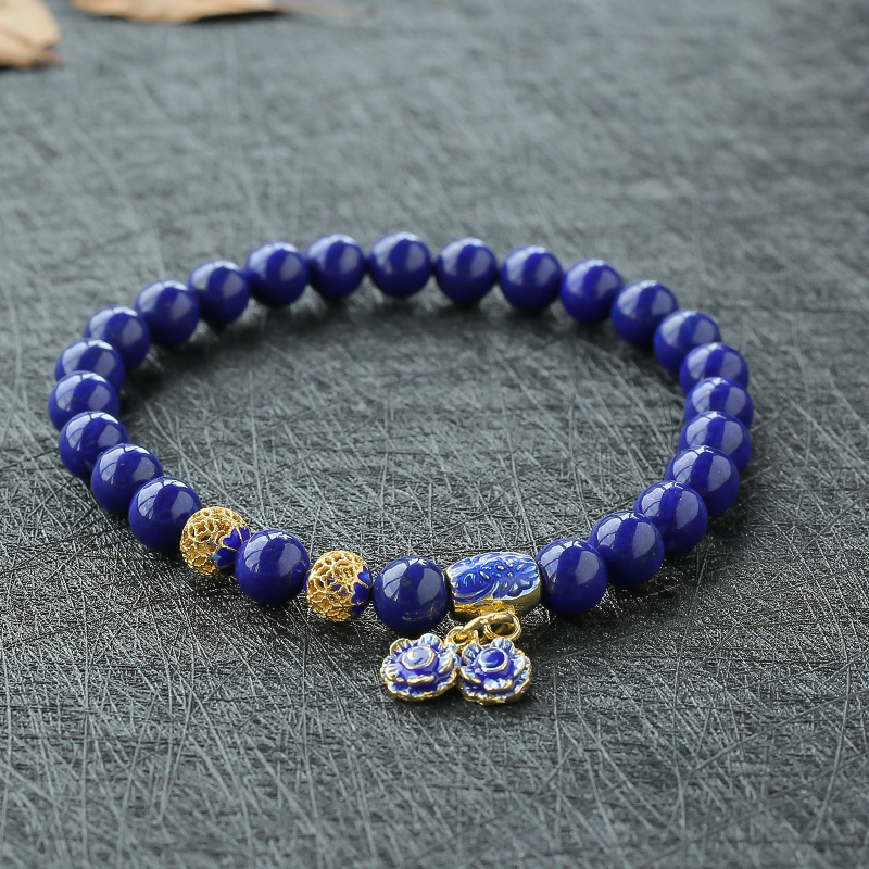 帝王青青金石手链-红掌柜