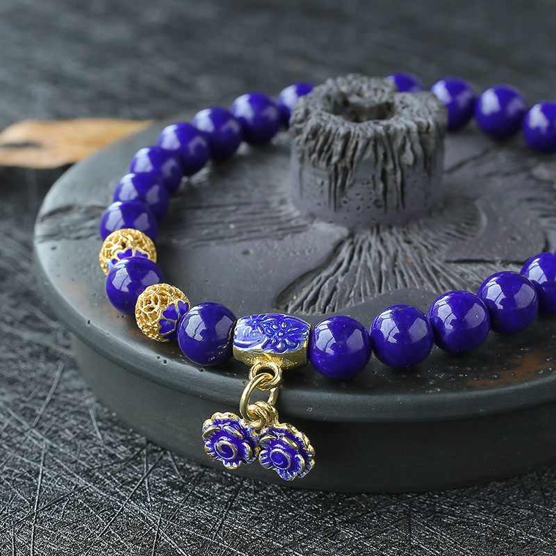 阿富汗青金石手串-红掌柜