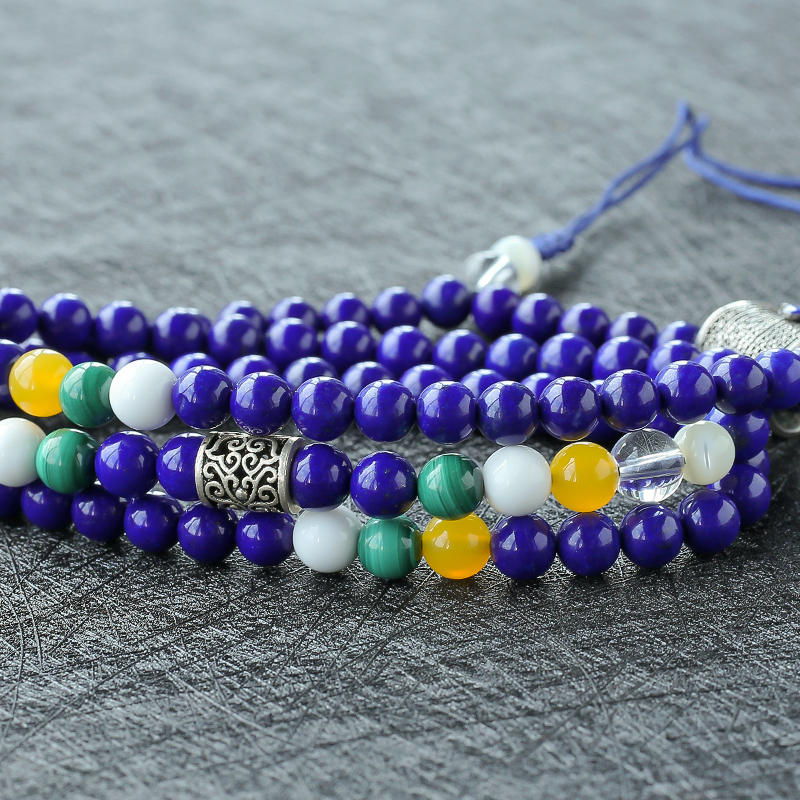 6A青金石毛衣链-红掌柜