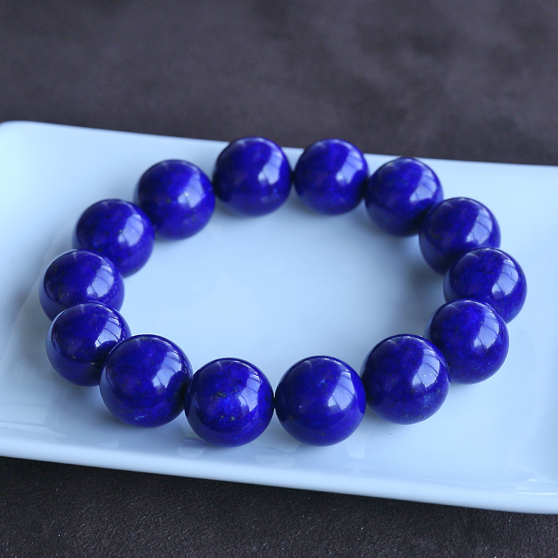 青金石单圈手串-红掌柜