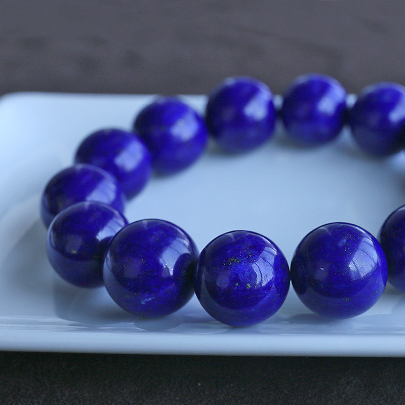 青金石单圈手串-红掌柜