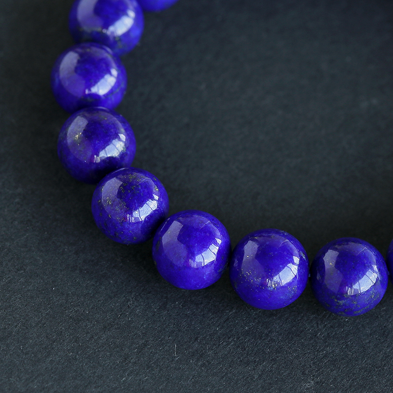 5A阿富汗天然青金石手串-红掌柜