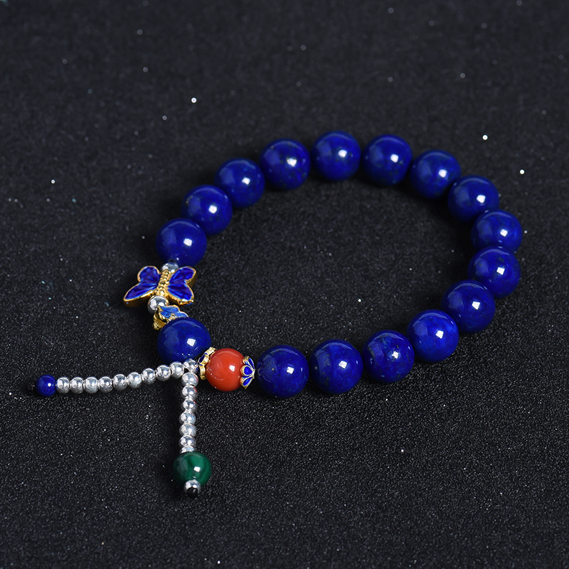 天然青金石手串-红掌柜