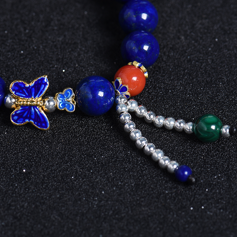 天然青金石手串-红掌柜