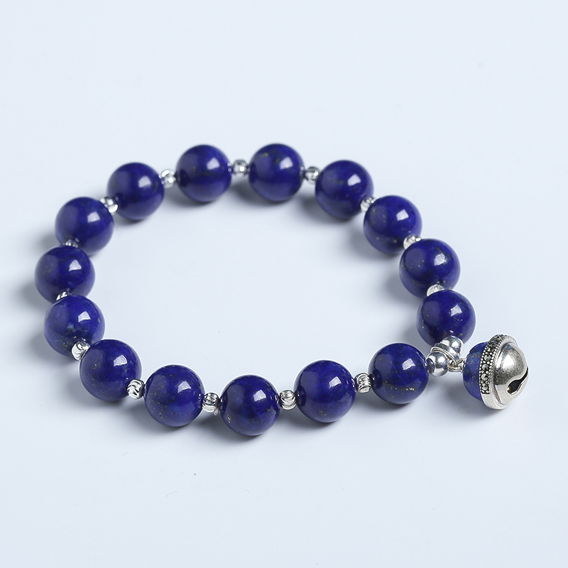 天然青金单圈手串-红掌柜